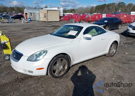 2004 Lexus Sc 430 from USA, damaged, VIN JTHFN48Y640059572